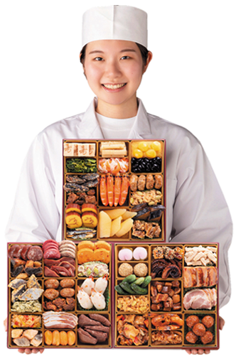 博多久松の特大8寸おせち「祝赤重」image